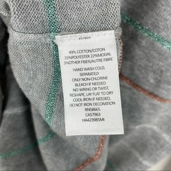 HALOGEN X Atlantic-Pacific Confetti Metallic Sweater - Picture 7 of 8